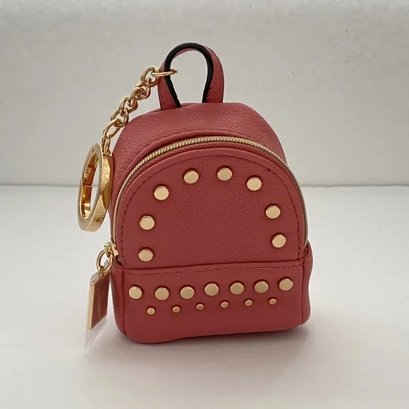Victoria's Secret Gold Studded Backpack Keychain New - Picture 2 of 10